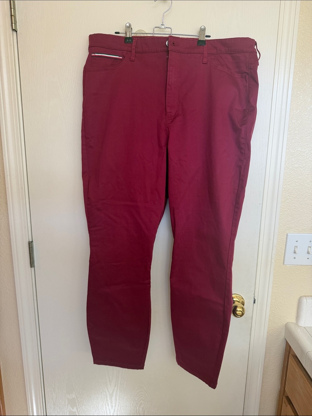 Tommy Hilfiger Burgundy Chino Pants